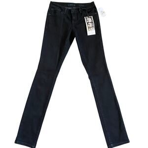 Jessica Simpson Forever Skinny Black Denim Jeans Size 26